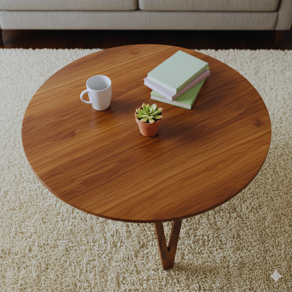 Woodlas Large Artisan Leaf Coffee Table
