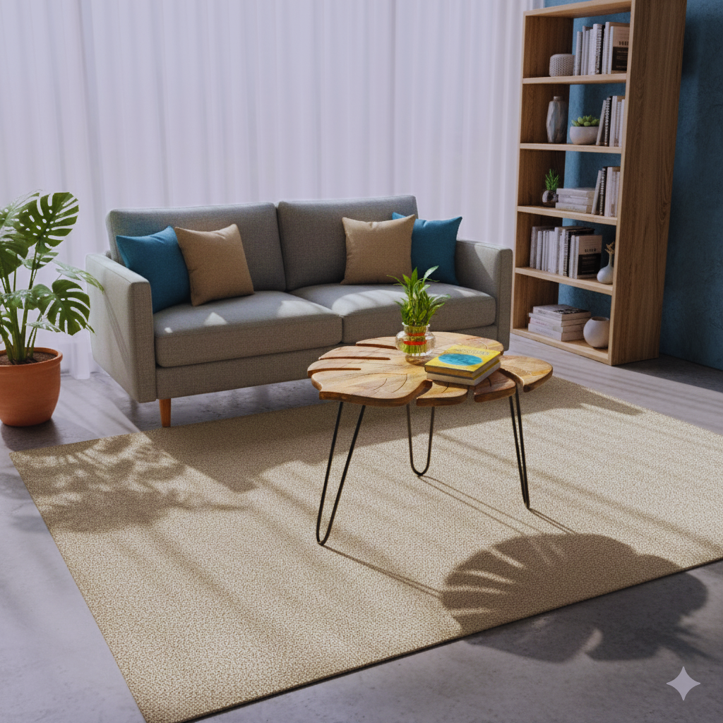 Woodlas Large Artisan Leaf Coffee Table