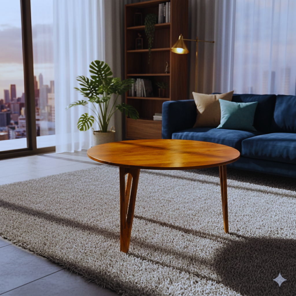 Woodlas Large Centre Coffee Table For Living Room