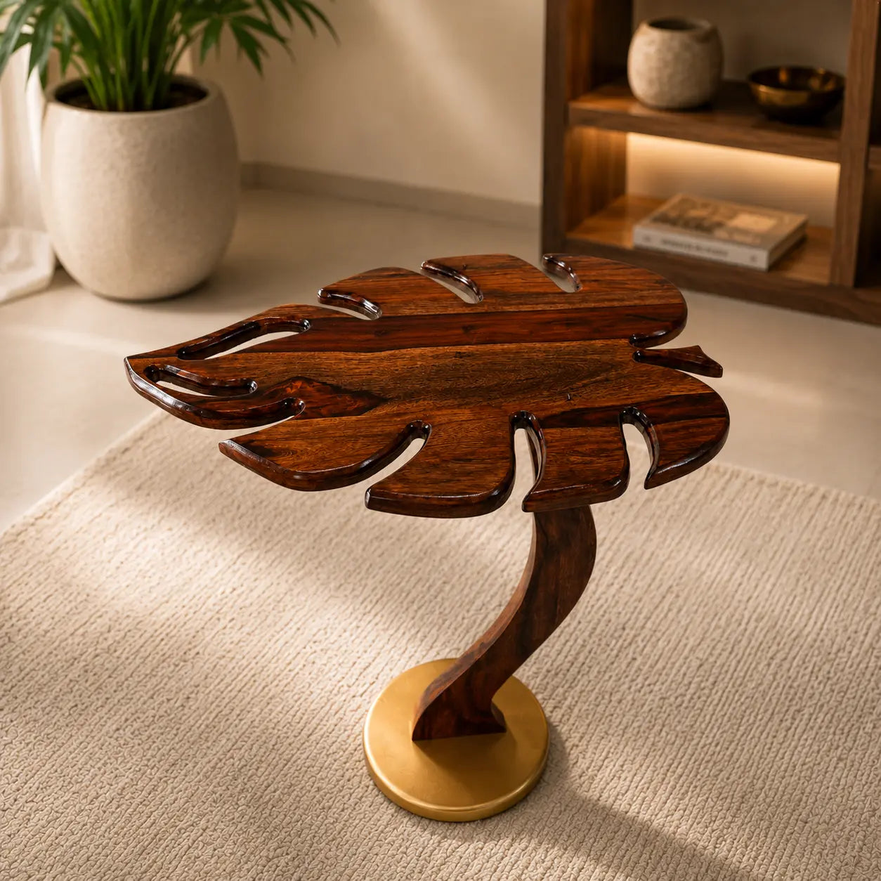 Wooden Leaf Coffe Table