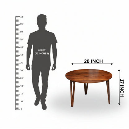 Woodlas Large Centre Coffee Table For Living Room