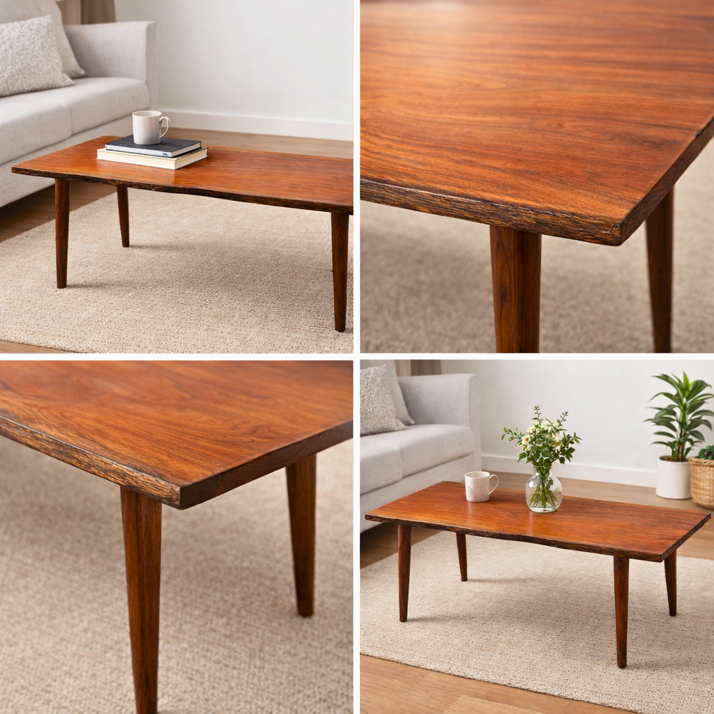 Woodlas Ember Solid Wood Coffe Table