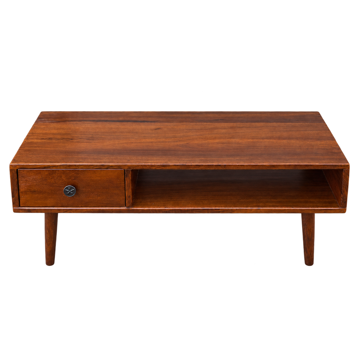Woodlas Jodi Solid Wood Coffee Table with Drawer & Self